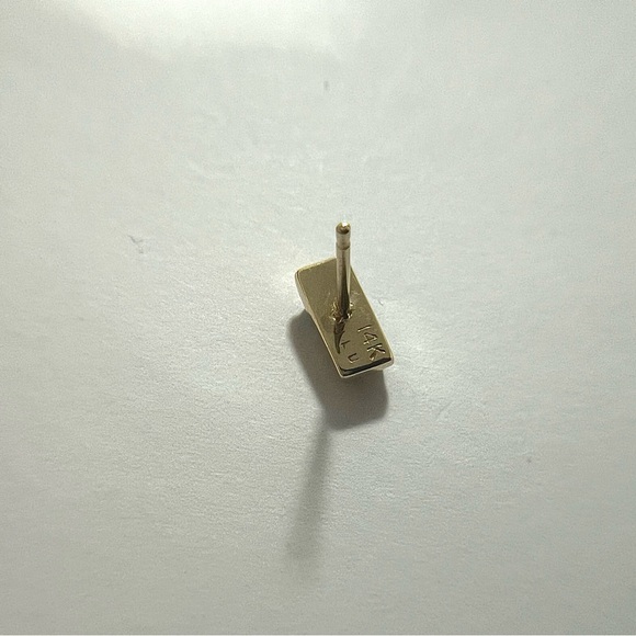 NEW Lulu Frost Earring 14k Earring real gold earring CODE Turquoise Opal Stud - Picture 4 of 11